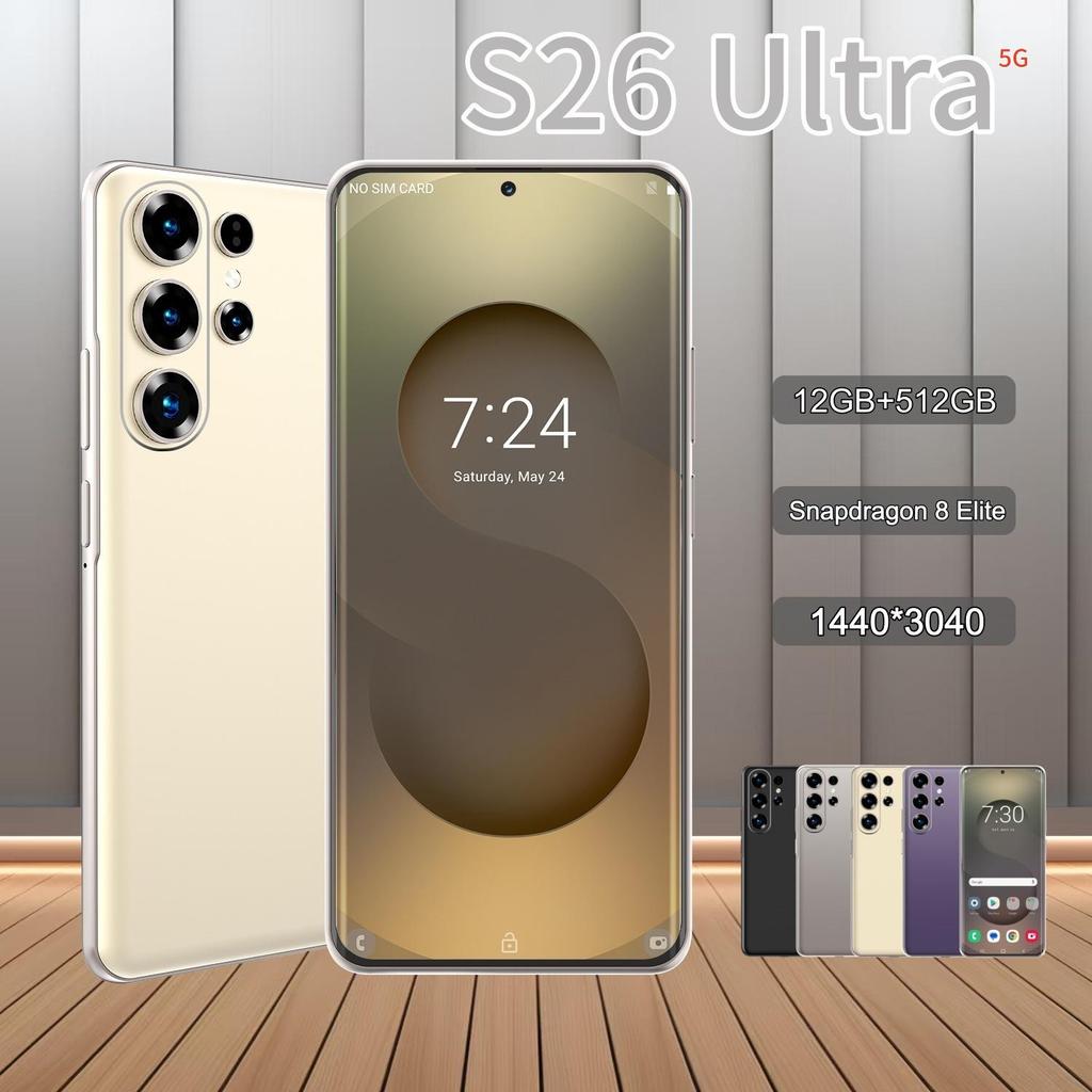 Cross-Border Android S26 Ultra - 4G Curved Screen, 3GB+64GB, In Stock