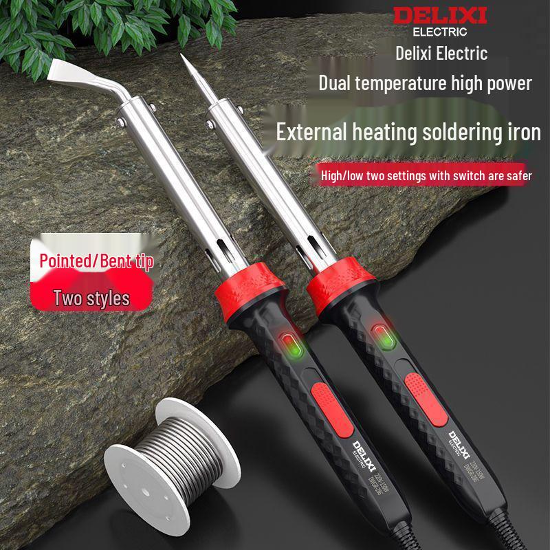 

DELIXI High-Power Soldering Iron Kit: Industrial-Grade Multi-Function Repair Tool 80W Bent
