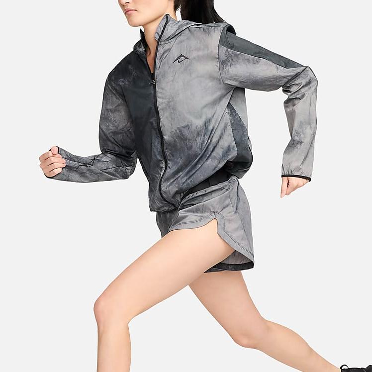 Nike Tie-Dye High-Waisted Sports Casual Shorts Women Shorts Black FN2648-010