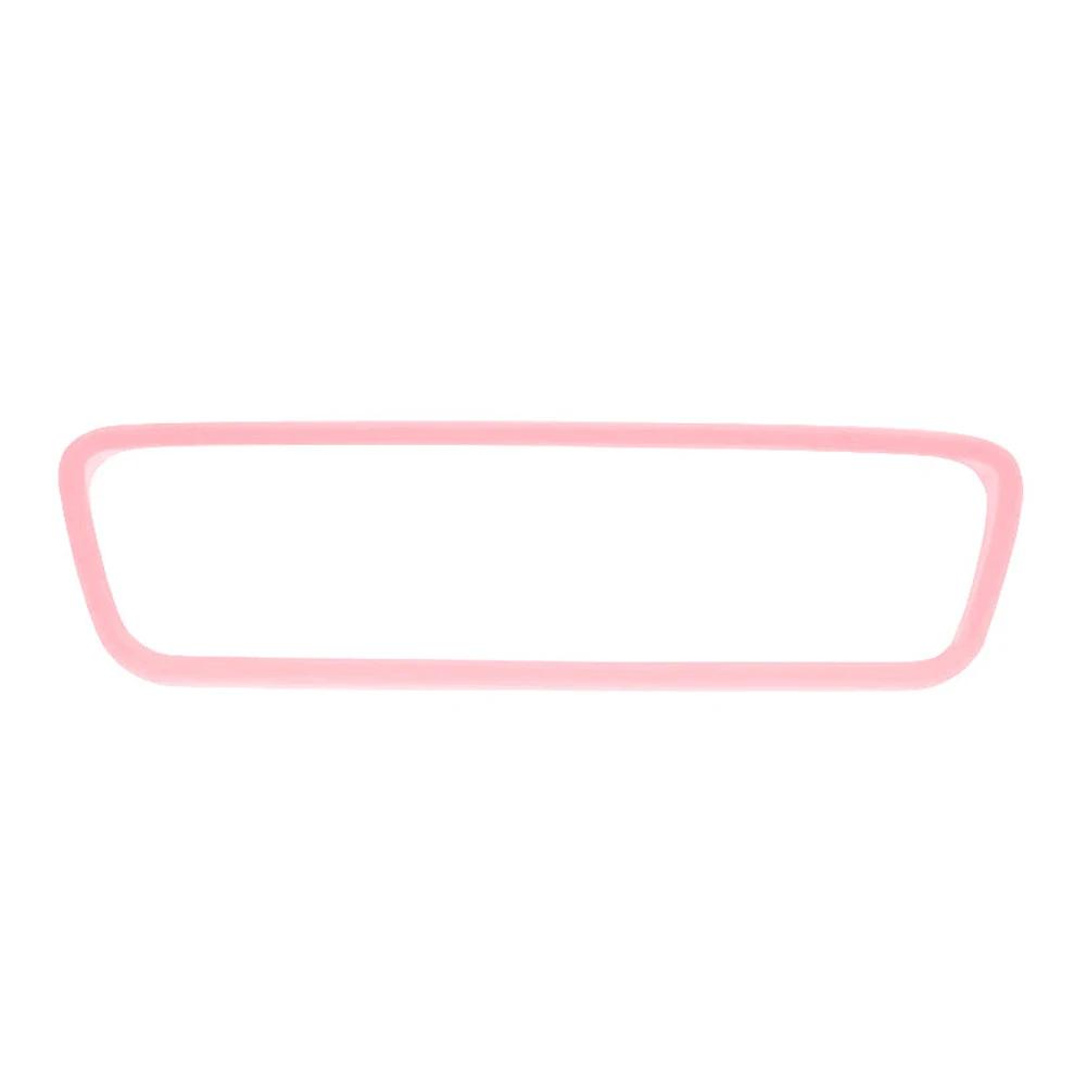 

Защитная крышка для зеркала заднего вида автомобиля, силиконовая рамка для края, защитный чехол, аксессуары для экрана для Tesla Model 3/Y 2020 - 2025 розовый