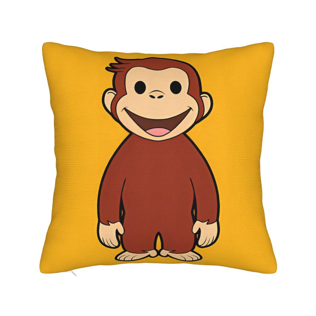 Pillow Case Cartoon Monkey C-Curiouss Georges Soft Pillow Cover For Sofa Car Home Decor Fashion Pillowcases