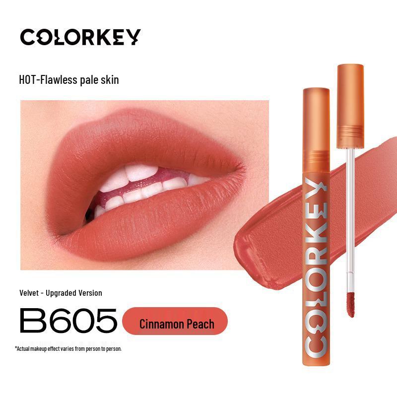 Colorkey Air Velvet Matte Lip Gloss: Brightening, Mirror Finish, Multicolor Lipstick for Women