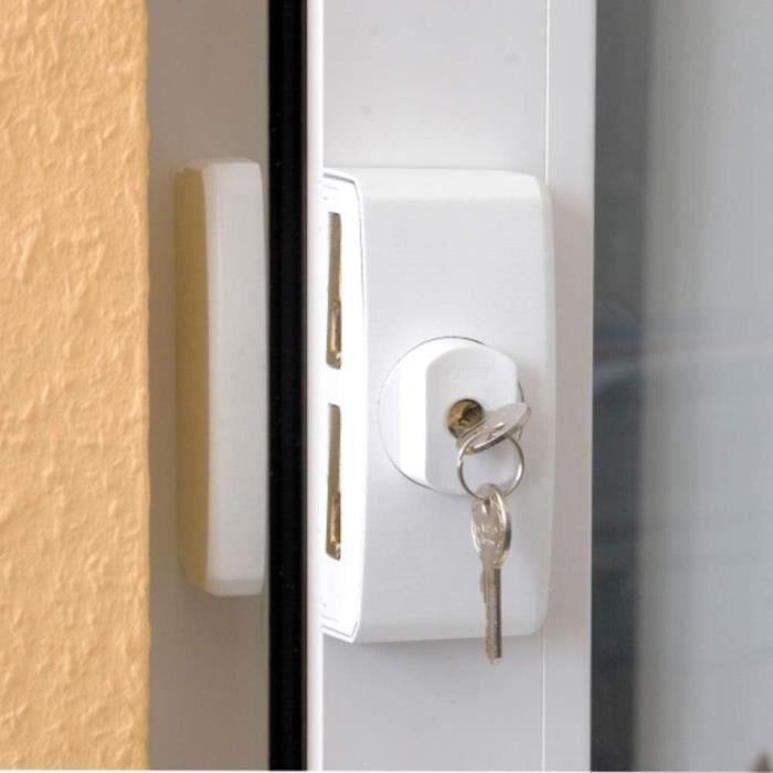 Serrure de Fenêtre - ABUS - FTS96A AL0125 - Verrouillage Intuitif - Alarme Intégrée - Niveau de Sécurité 10