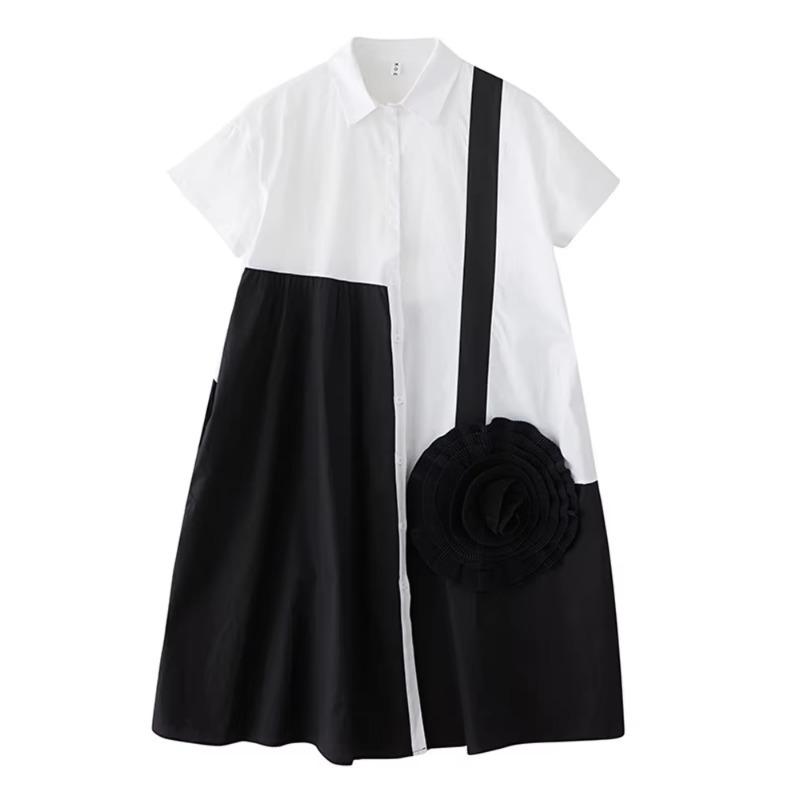 XITAO Three-dimensional Decoration Flower Dress ZMY1397