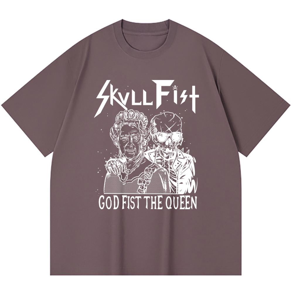 230 Gsm %100 Pamuk Heavy Metal Tişört Rock Grubu Popüler Müzik Baskılı Unisex Ağır Pamuk Tişört
