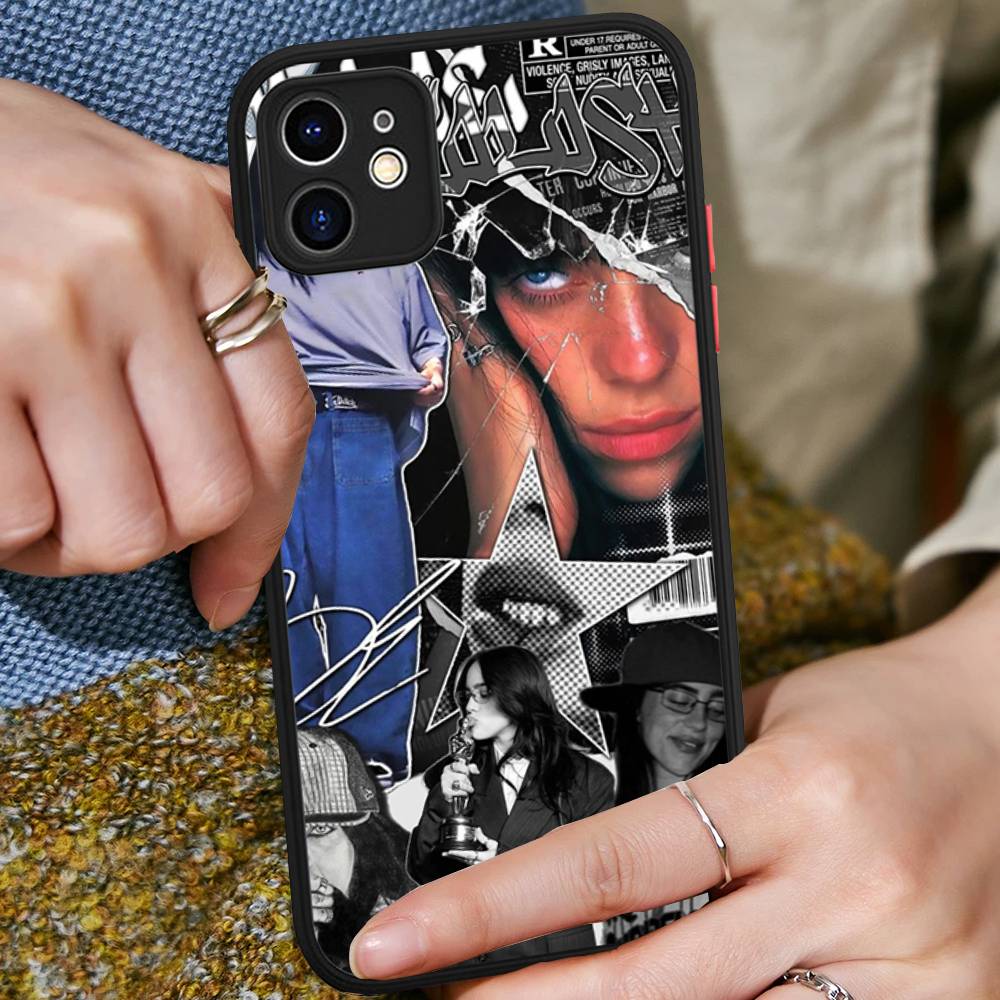 Pop Singer B-Billie Matte Protective Case For IPhone 16 15 14 13 12 11 Pro Max X XS MAX Protection Case