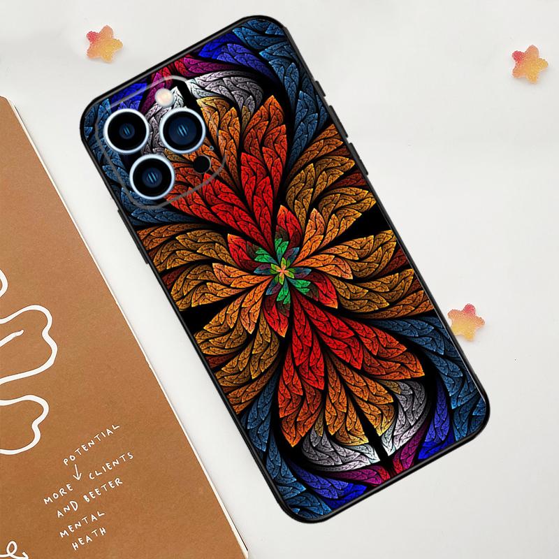 

Винтажный Чехол для Телефона с Орнаментом Для iPhone 17 Pro Max 11 14 15 16 Pro Max 12 13 mini 16 Plus 16e 17 Air Funda iPhone 12 mini