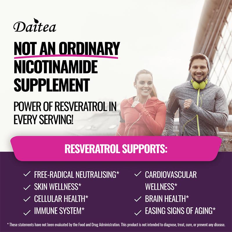 Niacinamide, Resveratrol, 100mg, 120 Capsules, Dietary Supplement