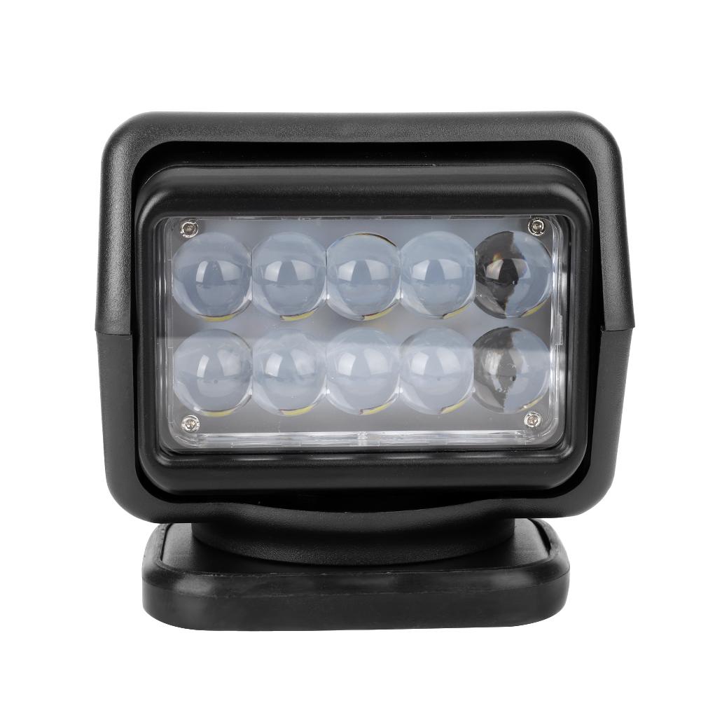 Remote Control Led Search Light Waterproof Diecast Aluminum Housing Work Light Universal