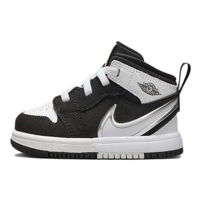 Air 1 Mid RM EasyOn TD Preto Branco Tênis de Bebê FQ1283-001