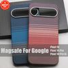 Originální ochranný kryt z Kevlaru a uhlíkových vláken Pro Google Pixel 10/9 10/9Pro Pro XL Ultratenký kryt z aramidových vláken s magnetickým nabíjením