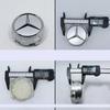 C200 E200 Novo 2025 Para Mercedes Benz 4 peças/conjunto Tampa de cubo de roda de 75 mm Tampa de cubo alta Para Mercedes Benz A45 CLA45 C63 GLA45 Edição 1 Alta