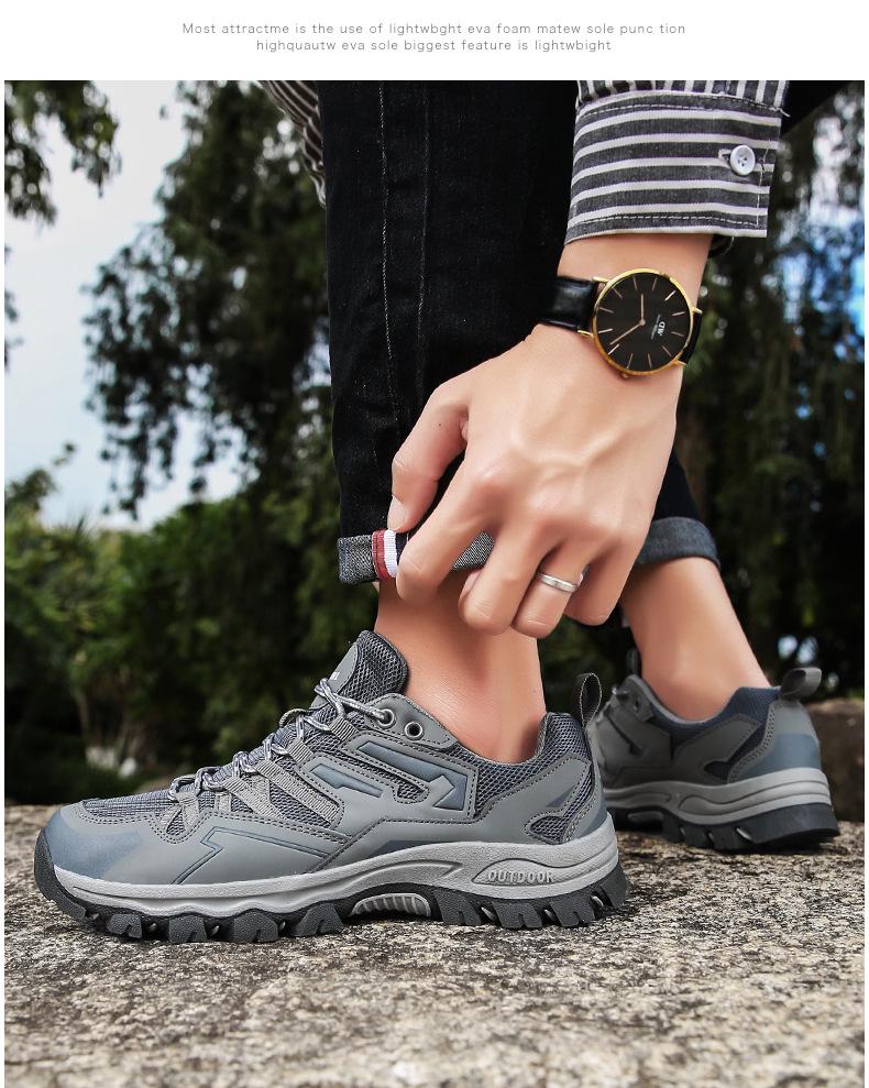 2024 Outdoor High-Top Hiking Shoes, Plus Size, Unisex Couple Style