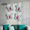 Nature Inspired Home Decor Metal Butterfly Wall Decorations Garden Art Sculpture Weatherproof Hanging for Patio Fence Yard Colorful Iron Sculptures