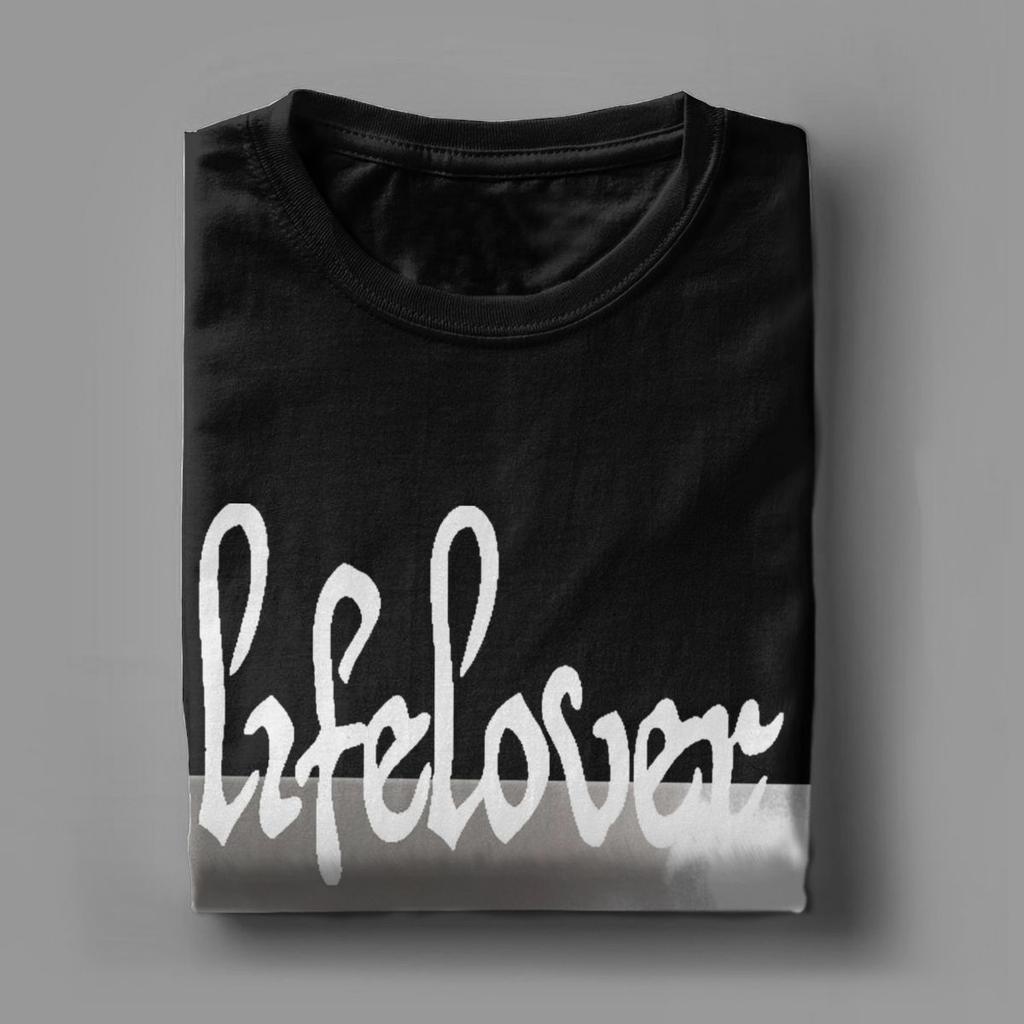Men Lifelover Black Metal Depressive Rock T Shirts Pure Cotton Tops Vintage Short Sleeve Crewneck Tee Shirt Gift Idea T-Shirt