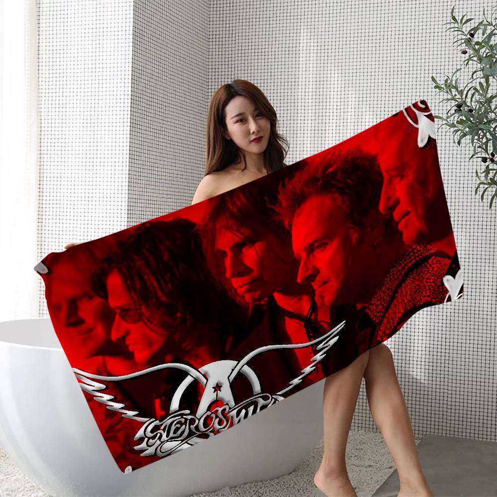 Classic Rock Band A-Aerosmith Microfiber Beach Towel Absorbent Quick Dry Soft Yoga Swimming Resort Mountain Climbing Towel