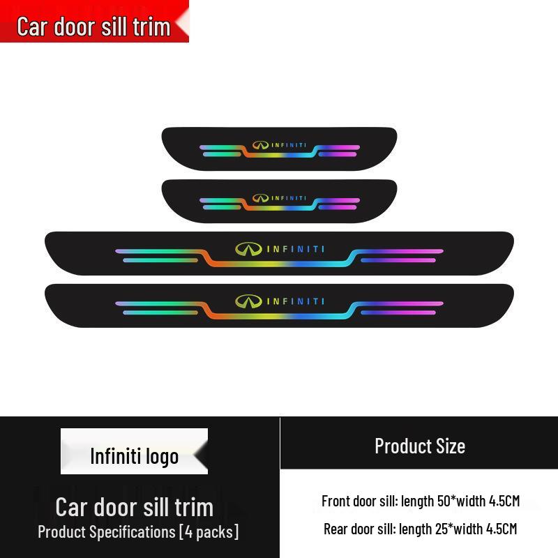 Car Door Pedal Protector: Anti-Stepping & Anti-Collision Threshold Strip Sticker.