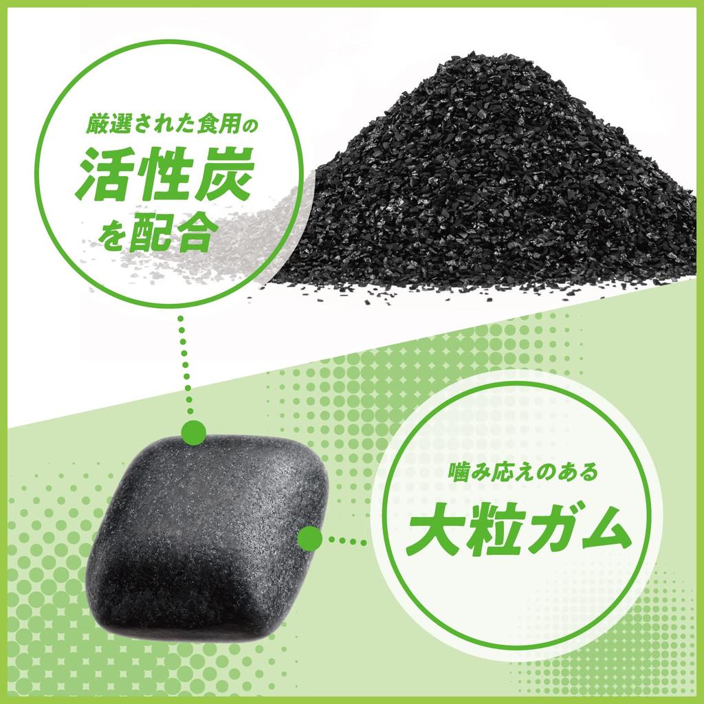 Clorets Charcoal Fresh Lemon Mint Bottle 127g X 6 Packs Gum,
