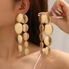 Oval Earrings, Fashionable Long Tassel Earrings for Women Earrings