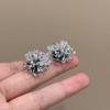 Mori Style Camellia Flower Stud Earrings: Niche Rose Design, Japanese & Korean Fashion, Small Fresh Fairy Earrings for Women