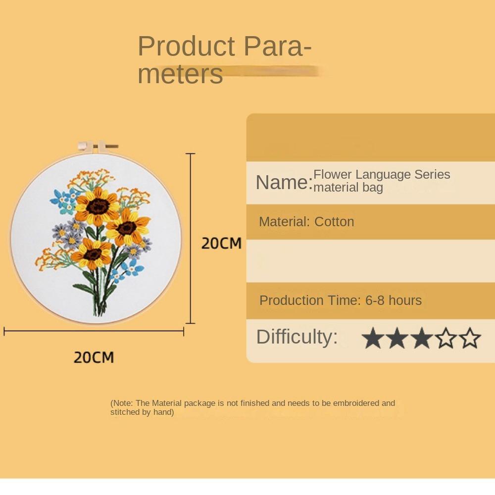 Starter Kit Embroidery Starters Kit Cotton Linen Cloth Cloth Embroidery Cross Stitch Kits  Adults