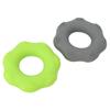 2pcs Hand Grip Strengthener Silicone 40lb Green Exerciser Ring 40lb Gray Strength Ring for Muscle Training Massage