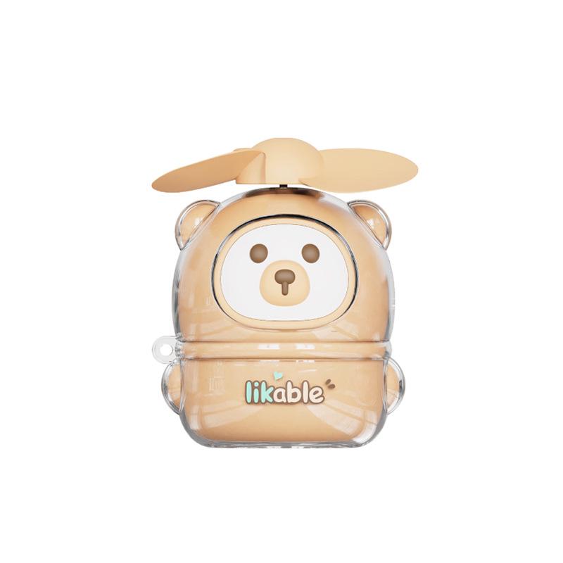

Mini Bear Handheld Fan for Girls - Safe, Soft Blades, Cute Student Gift 62*55*77 mm