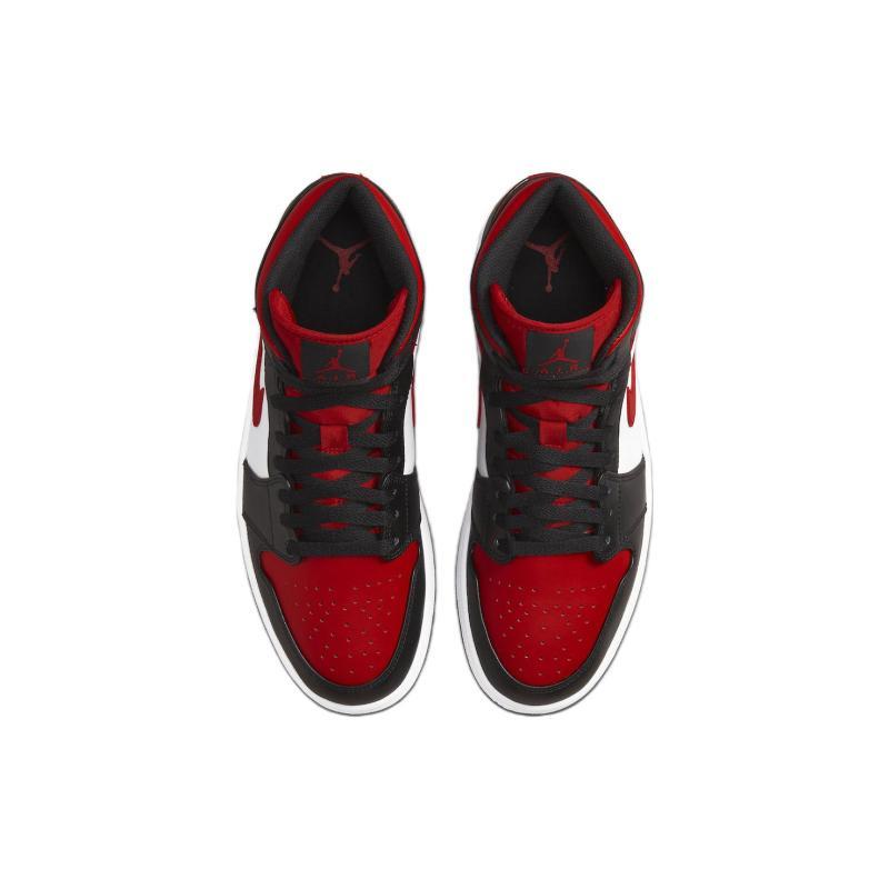Air Jordan 1 Mid 'Bred Toe' Jordan 554724-079