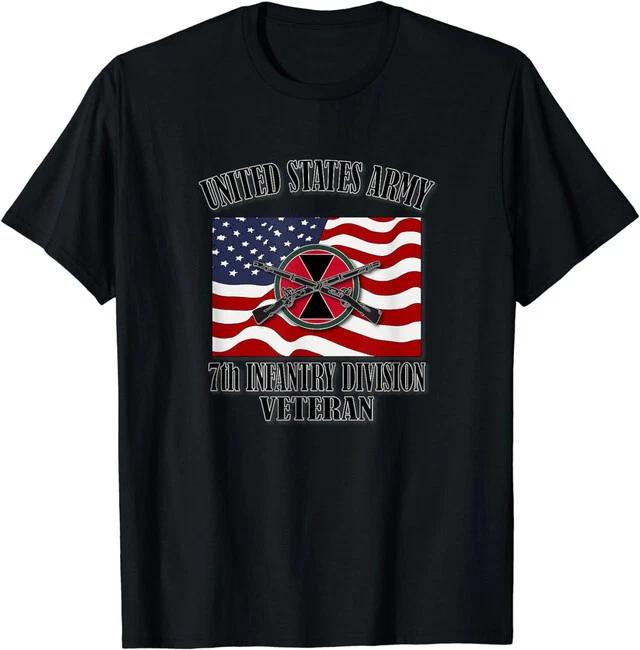 NEW LIMITED 7th Infantry Division Veteran T-Shirt XXL