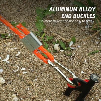 4meters/5meters Adjustable Tent Rope Clip Hanger LooseProof Reinforced Awning Windproof Rope Clip