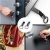 SODOI Key Chain, Car, Motorcycle, Carabiner, Hook, Double Ring, Leather Keychain, Fashion Keychain, Simple,