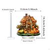 2D Halloween Pumpkin House Decor Desktop Ornament, Table Centerpiece for Bookshelf, Living Room