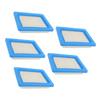 5 Pcs Lawn Mower Air Filter High Efficiency Particulate Air Filter Replacement for 491588 491588s