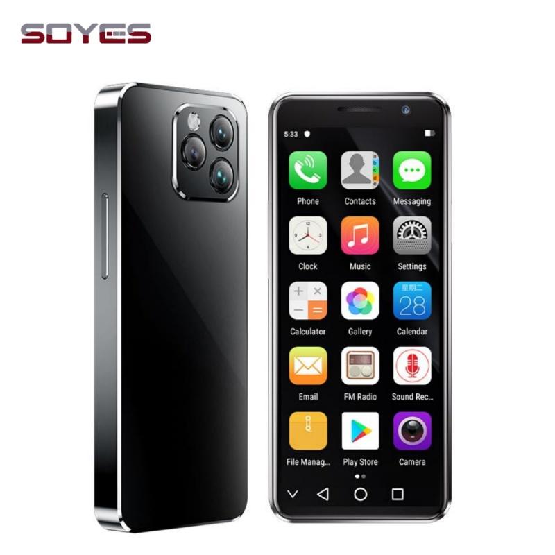 Soyes XS16 Pro Small Smartphone 4.0inches Octa-core 4GB RAM 128GB ROM Android 10.0 Face ID 8MP Camera Dual SIM 2100mAh LTE 4G Mobile Phone