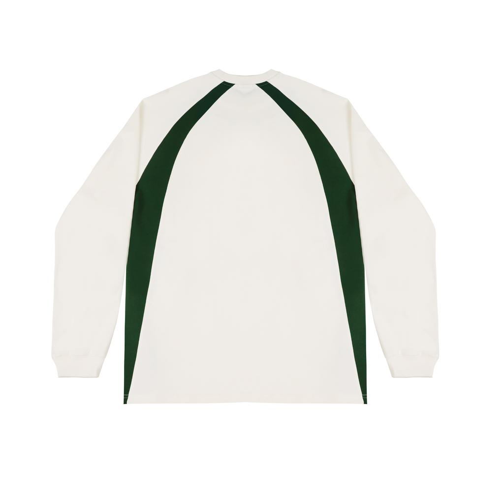 Li-Ning Round Neck Knitted Loose Sports Long Sleeve T-Shirt Unisex Tops Off-White ATLU317-2