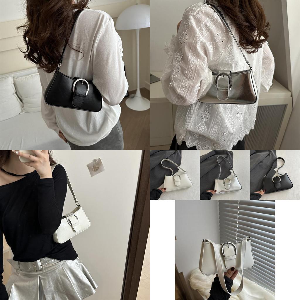 Trendy 2024 Fashion Shoulder Bag Stylish Pu Leather Square Crossbody Bag
