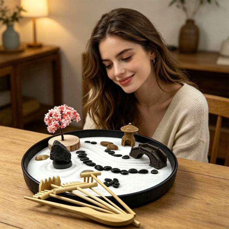 Artistic Balance Decoration Group Perfect For Calming Zone Enhancement
