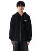 Openyard(Oy) Back Film Hoodie Zip Up-Black