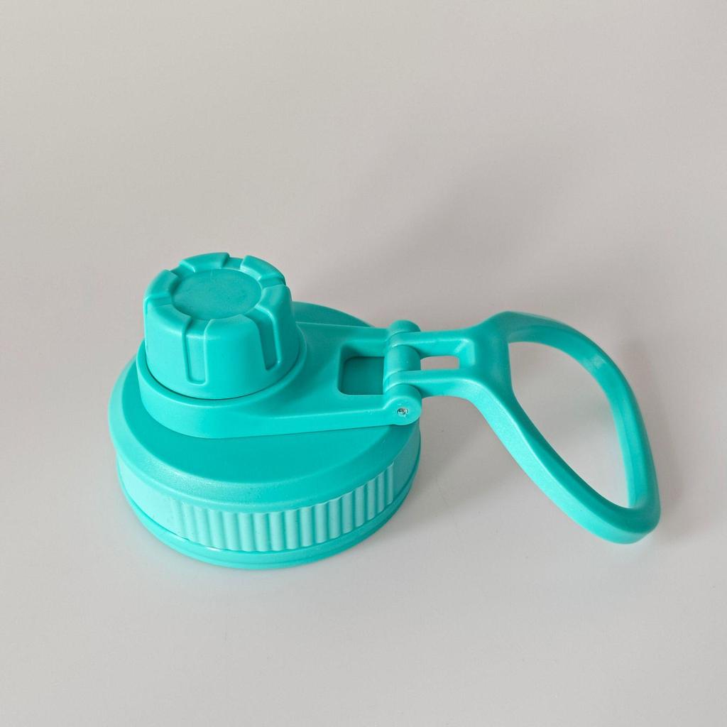 Portable Sports Thermos Water Bottle with Dustproof Lid and Handle