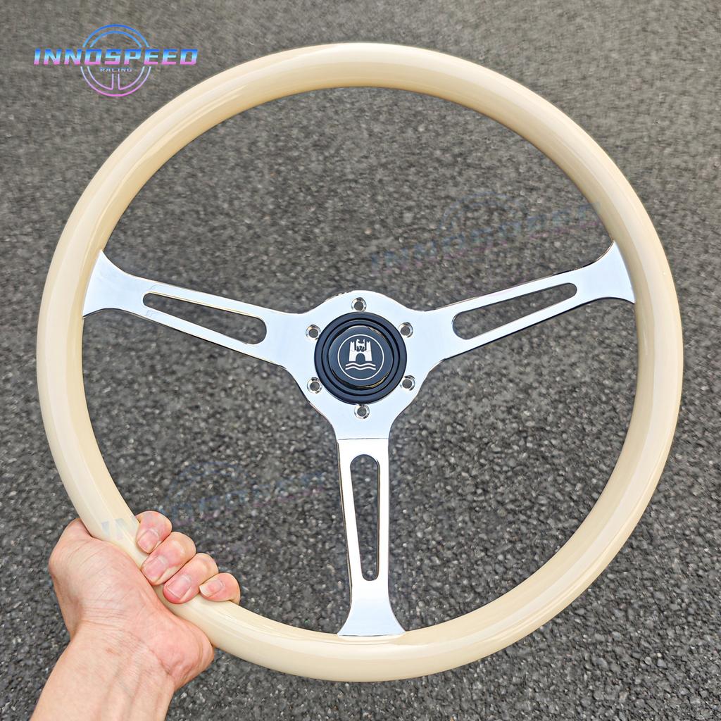 15inch 380mm ABS Vintage Classic Sport Car Racing Steering Wheel for Volkswagen