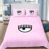 Eyes LOGO Duvet Cover Pillowcase Bedding Set F-Ferragnis Adult Boy Girl Bedroom Decoration Children Single Double Large Size