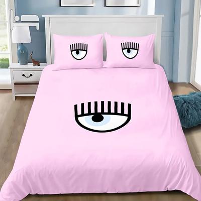 Augen LOGO Bettbezug Kissenbezug Bettwäscheset F-Ferragnis Erwachsene Junge Mädchen Schlafzimmer Dekoration Kinder Einzel Doppel Groß