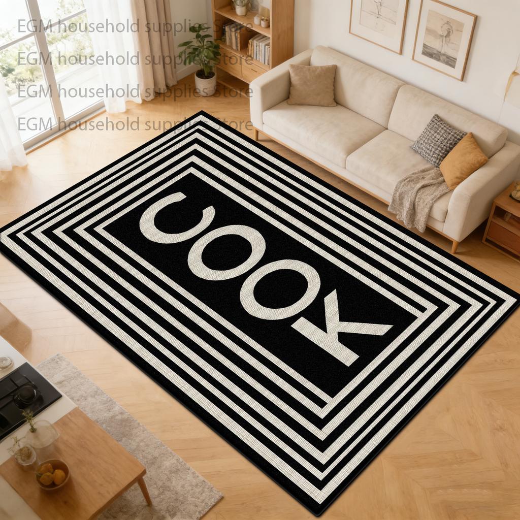 Light Luxury Carpets Modern Living Room Decor Bedroom Rugs Non-slip Large Area Rough Surface Study Lounge Floor Mat Tapis Salon