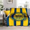 Rosario Central Crest Blanket Outdoor Flannel Blanket for Camping, Hiking, Garden Parties, Picnic Essentials,gift for family and friends