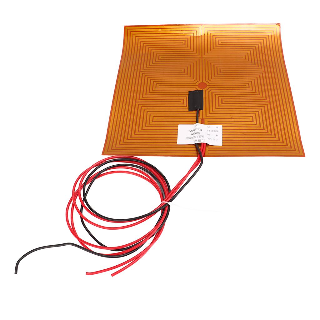 Heizmatte Schnell Effizient Stark Haftend Heizfolie für 3D-Drucker 300 X 300mm 12V 400W