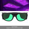 LED Grow Room Glasses Anti UV Eye Protection LED Indoor Hydroponics Eyewears