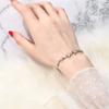 New 925 Sterling Silver Stackable Flower CZ Crystal Design Bracelet Bangle for Women Wedding Birthday Jewelry Pulseira Feminina
