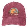 Cafebara Cute Coffee Capybara Baseball Caps Peaked Cap Capybara Sun Shade Hats for Unisex