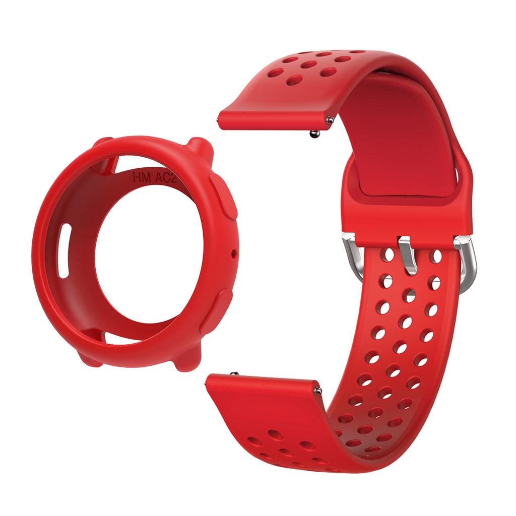 Silikon Schutzhülle+Armbandabdeckung Hülle Für Huami Amazfit Active2 Smart Ersatz Zubehör Rahmen Hüllen Bildschirmschutzhülle