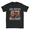 Αστείο 67 Ιταλικό Brainrot Tung Tung Sahur Six Seven Meme T-Shirt Ανδρικά T-Shirts Y2K Καλοκαιρινά T-Shirts Harajuku με λαιμόκοψη O, Μεγάλα Μπλούζες